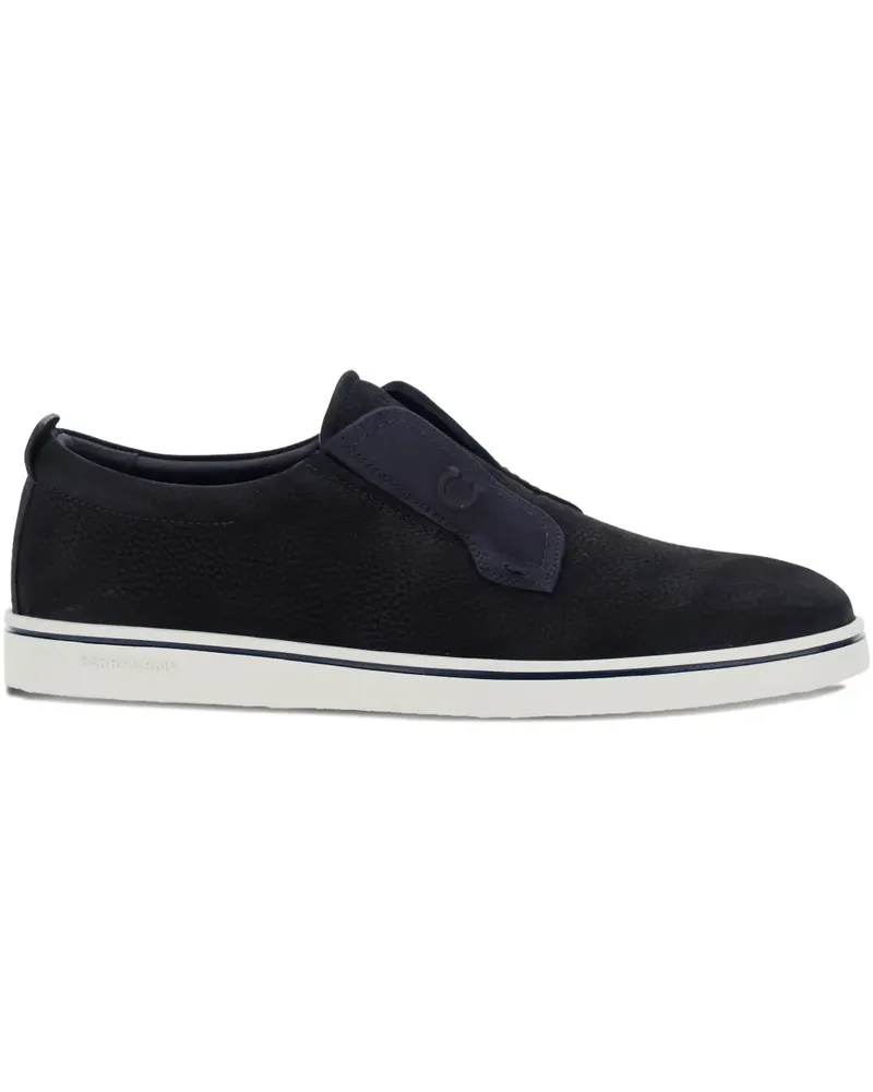 Ferragamo Strukturierte Alfie Slip-On-Sneakers - Blue Blue