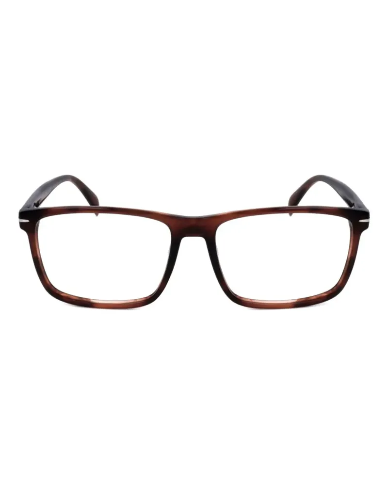 EYEWEAR by DAVID BECKHAM Brille mit eckigem Gestell - Braun Braun