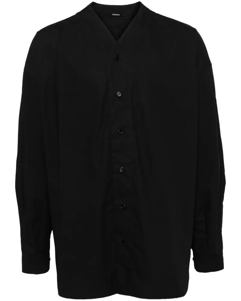 SONGZIO Signature Oriental Hemd - Schwarz Schwarz
