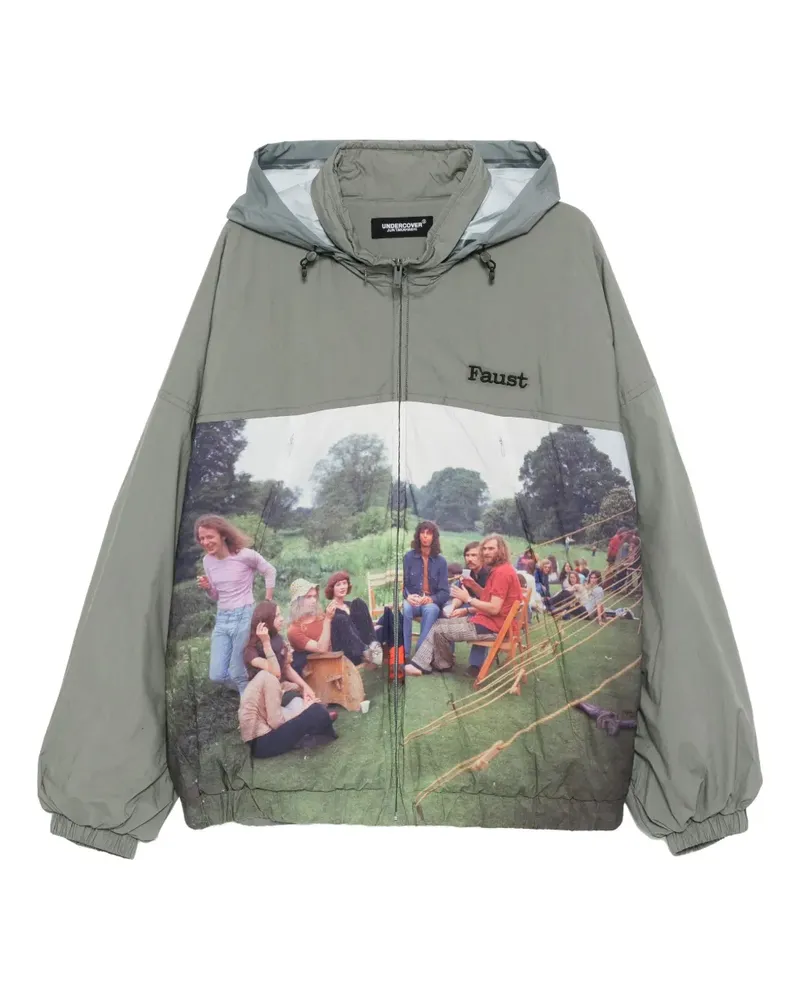 Undercover Jacke mit grafischem Print - Grau Grau