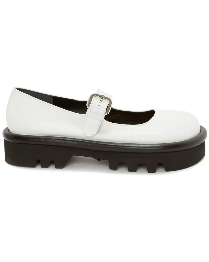 J.W.Anderson Bumper-Tube Mary Janes - Weiß Weiß