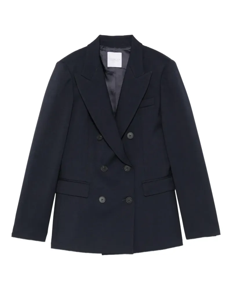 CENERE GB double-breasted peak-lapel blazer - Blau Blau