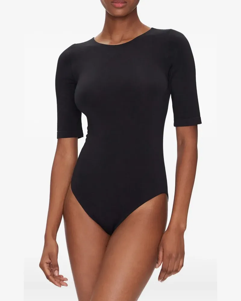 Wolford Langärmeliger Body - Schwarz Schwarz