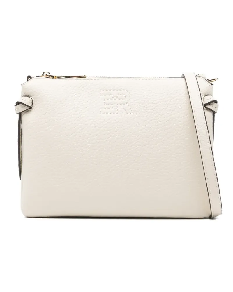 Ermanno Scervino Aliana Umhängetasche mit Logo-Schild - Nude Nude