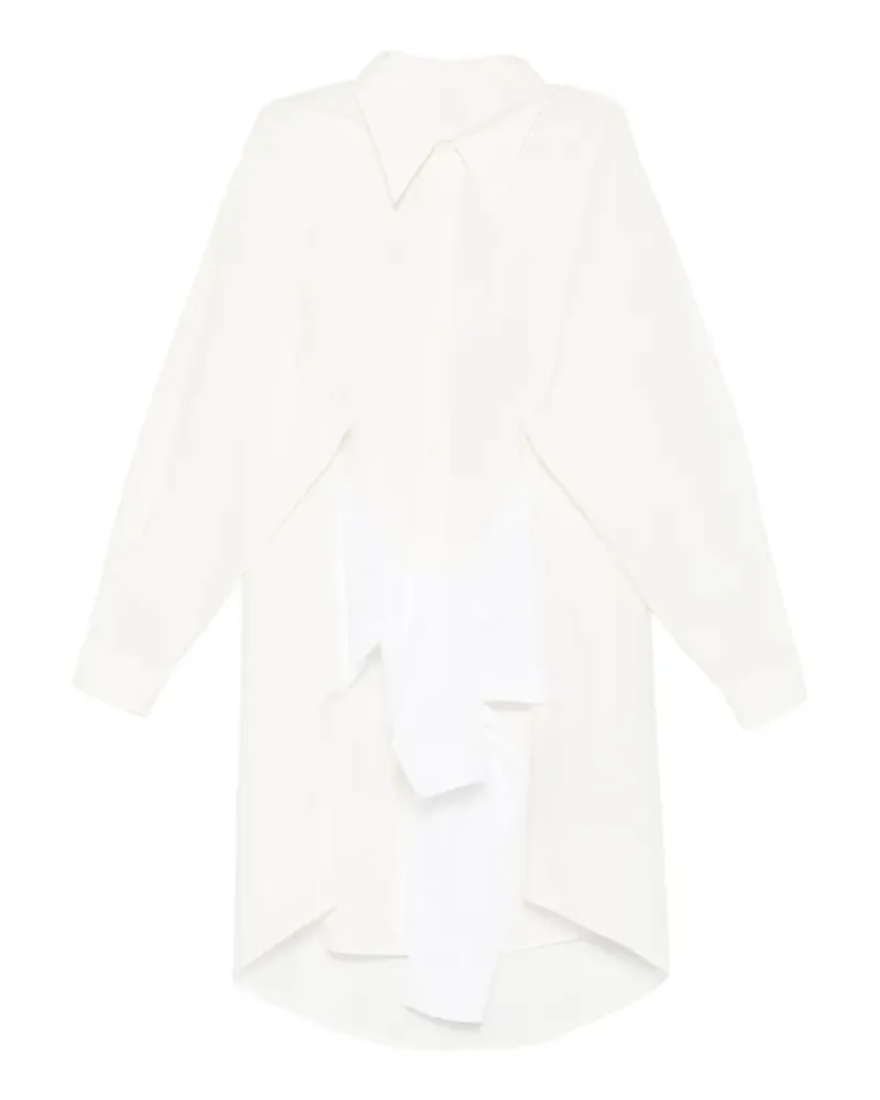 Maison Margiela Hemd mit Kontrasteinsätzen - Nude Nude