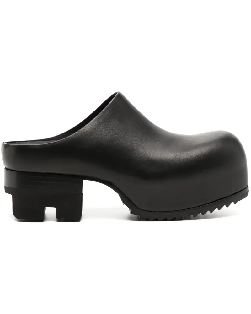 Rick Owens Ballast Mules 50mm - Schwarz Schwarz