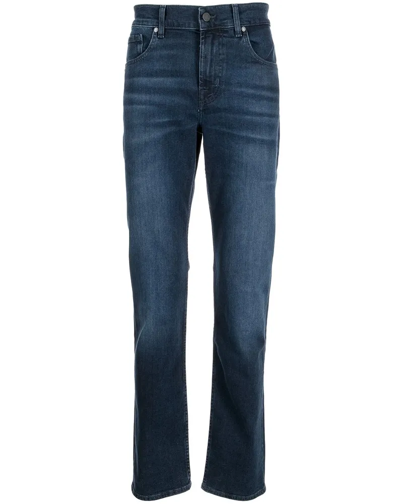 7 for all mankind Jeans mit geradem Bein Blau