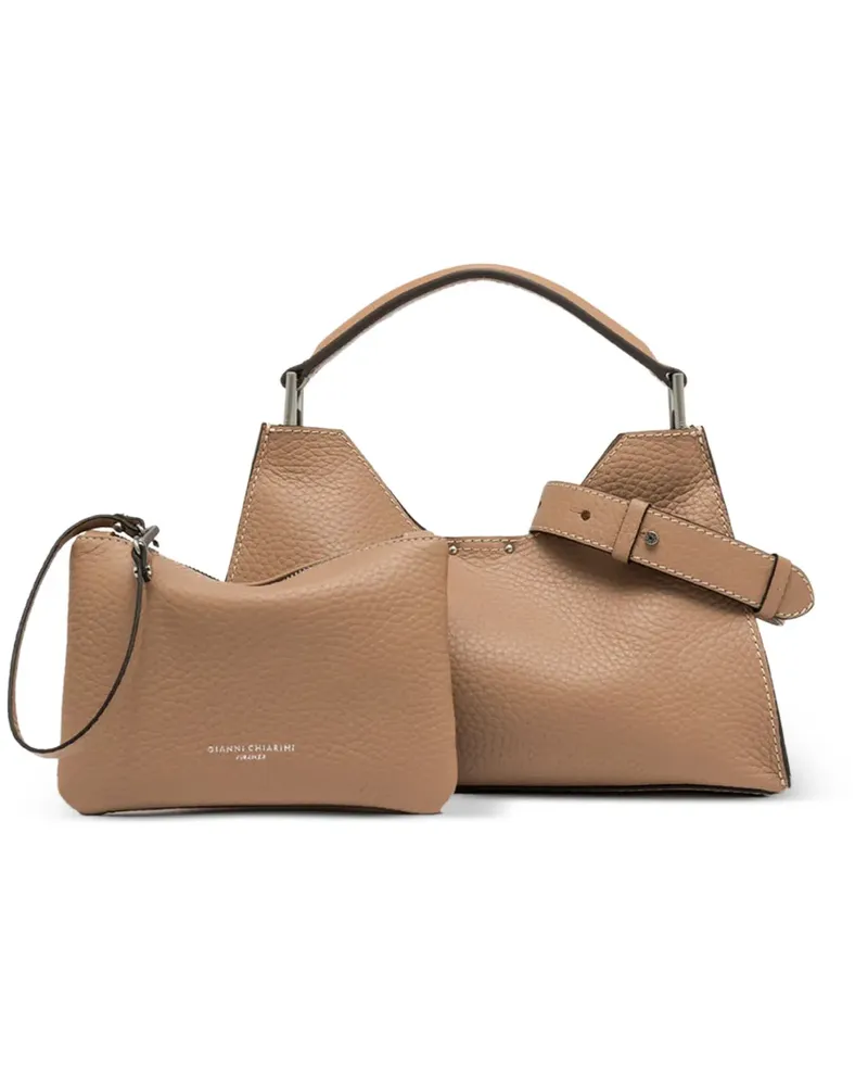 Gianni Chiarini Aurora leather tote bag - Rosa Rosa