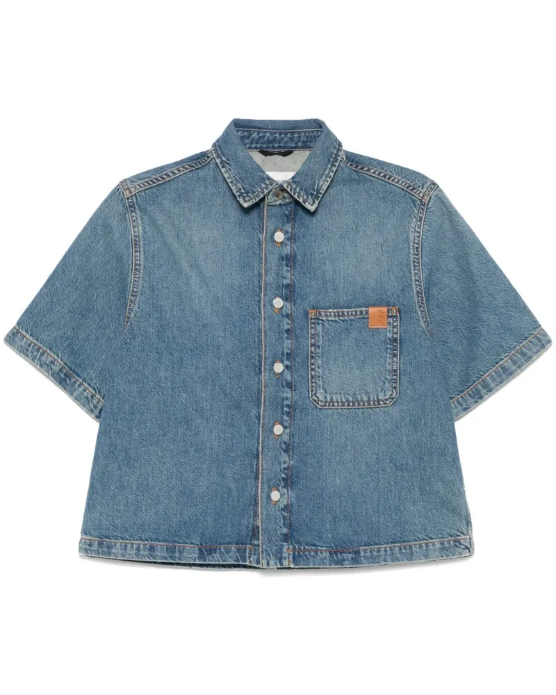 Haikure Olive Hemd - Blau Blau