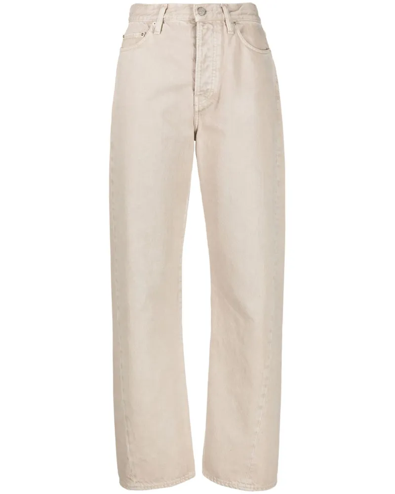 Totême Gerade Jeans mit verdrehtem Design - Nude Nude