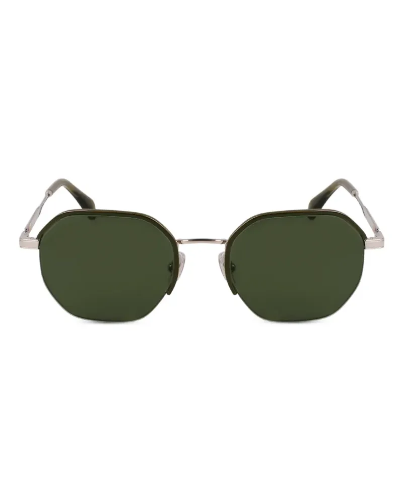 Paul Smith Lovell Sonnenbrille mit geometrischem Gestell - Silber Silber