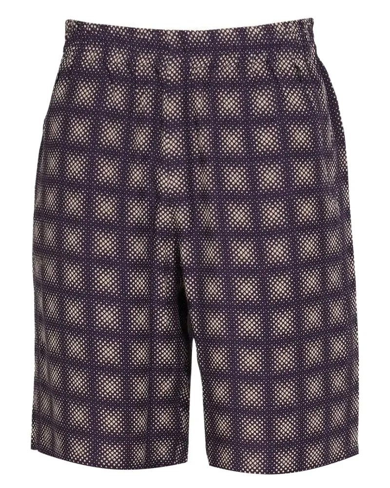 NEEDLES checked bermuda shorts - Violett Violett