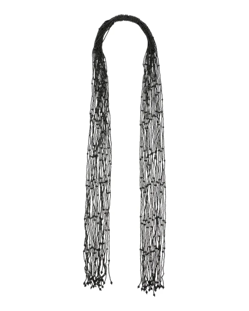 Emporio Armani Halskette im Layering-Look - Schwarz Schwarz