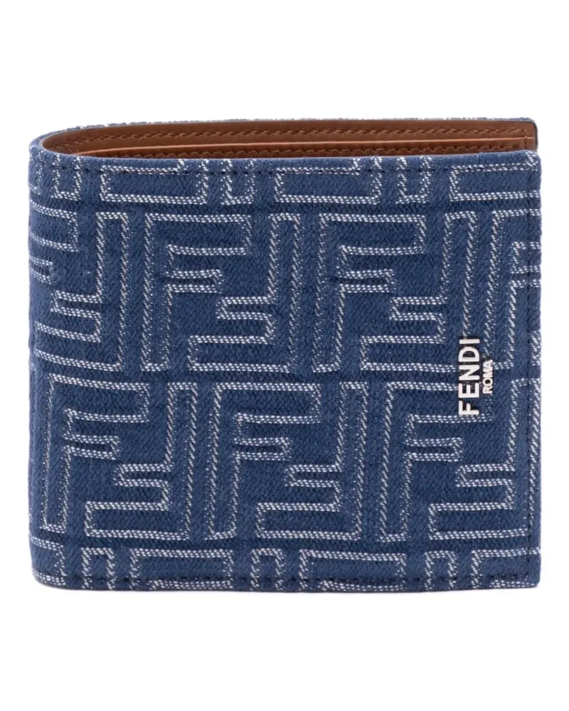 Fendi Portemonnaie aus FF-Canvas - Blau Blau