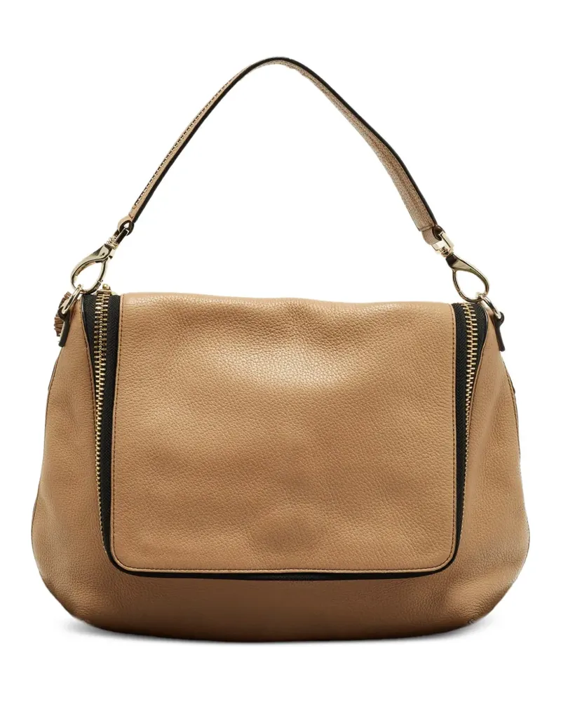 Anya Hindmarch Schultertasche aus Leder - Braun Braun