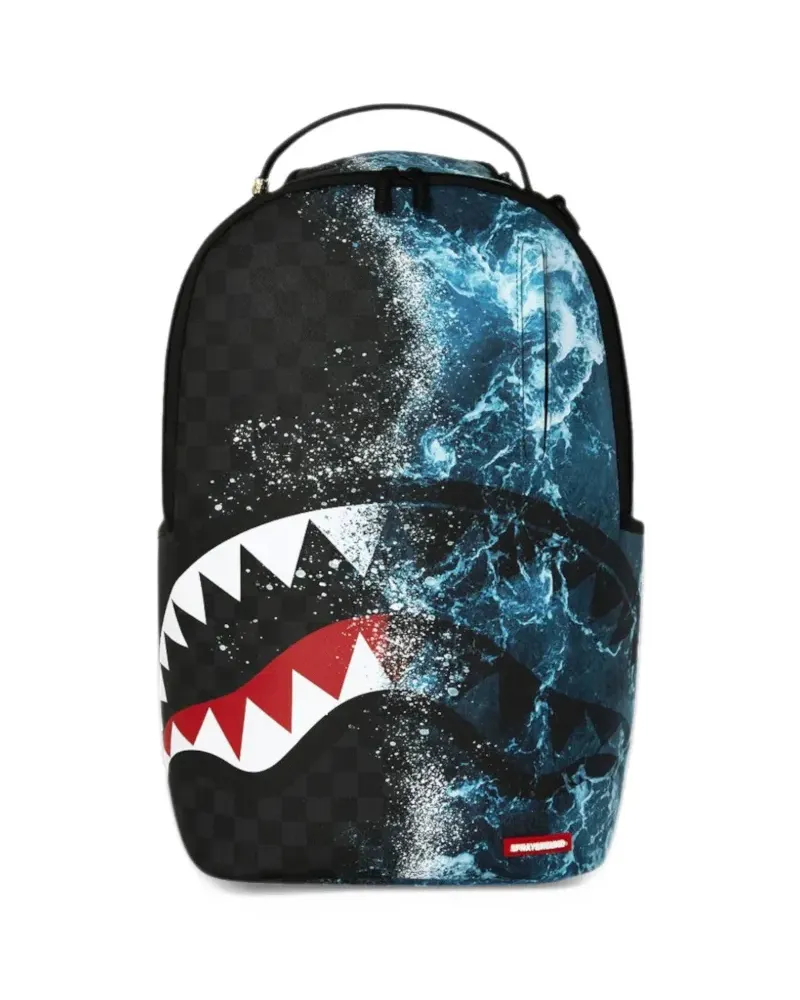 Sprayground High Tide Sharks backpack - Schwarz Schwarz