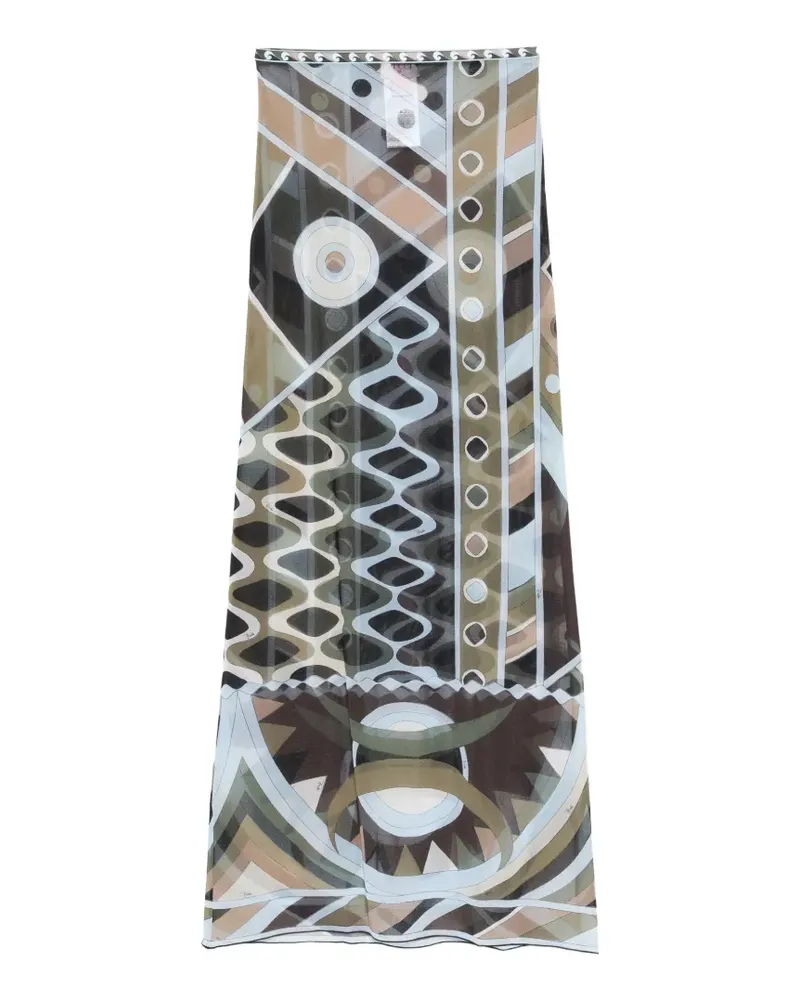 Emilio Pucci Rock mit geometrischem Muster - Braun Braun