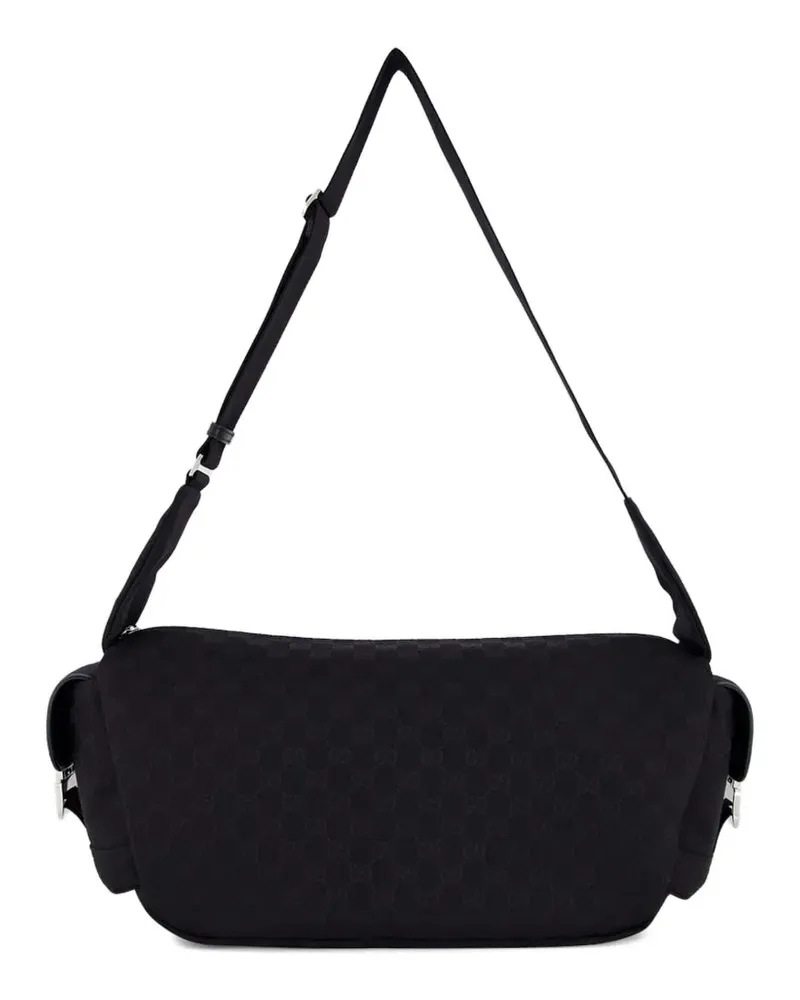 Gucci buckle pattern shoulder bag - Schwarz Schwarz