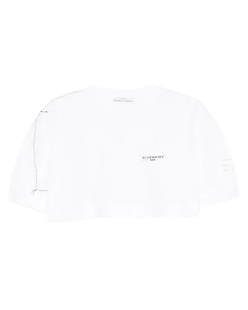 Givenchy T-Shirt mit Logo-Print - Weiß Weiß