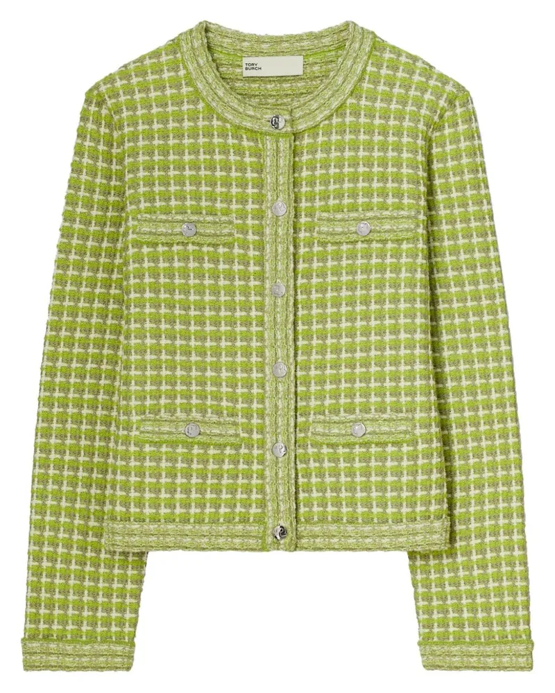 Tory Burch Kendra Jacquard-Cardigan - Grün Grün