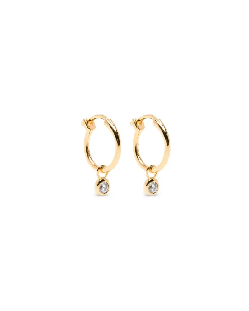 Missoma Mini Tennis Charm Creolen - Gold Gold