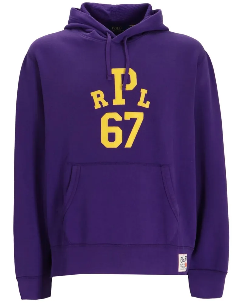 Ralph Lauren Fleece-Hoodie mit Logo - Violett Violett
