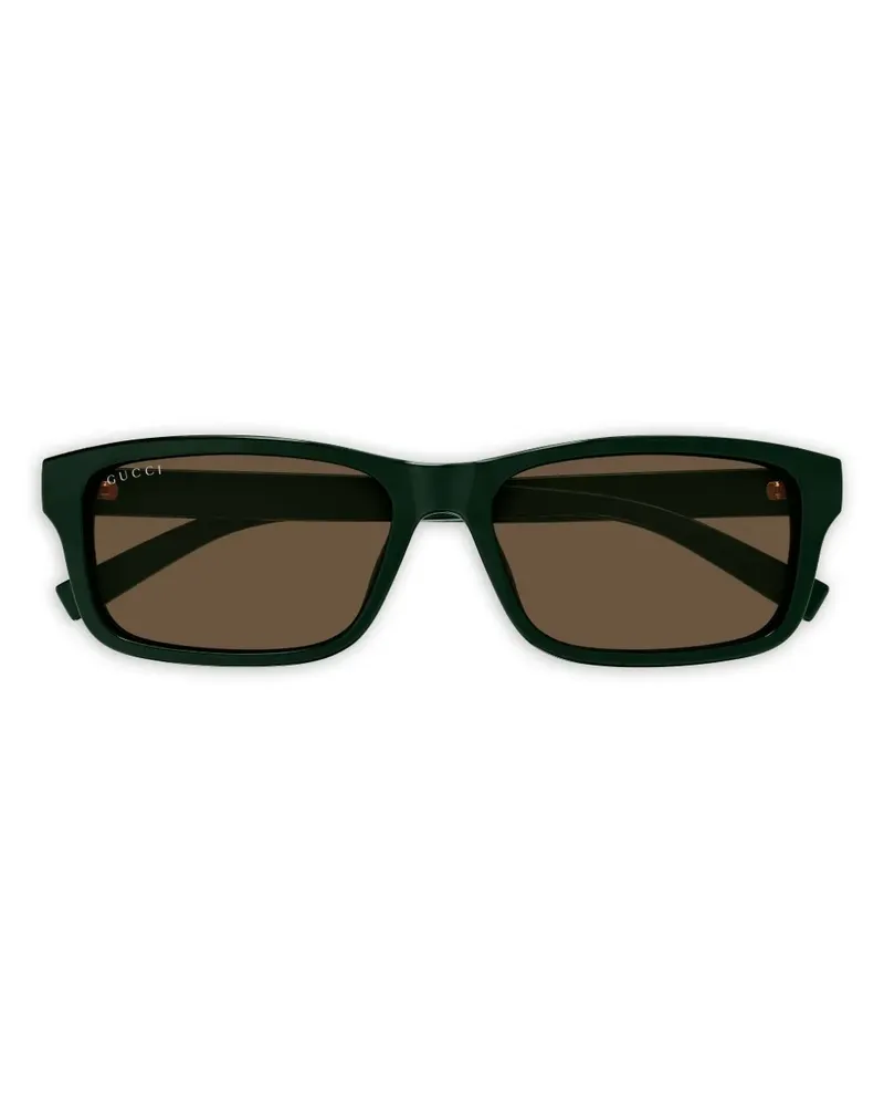 Gucci GG1986SA Sonnenbrille mit eckigem Gestell - Grün Grün