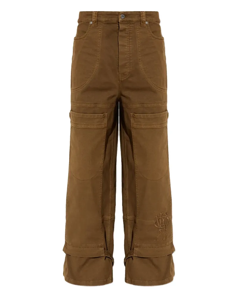 OFF-WHITE canvas carpenter trousers - Braun Braun