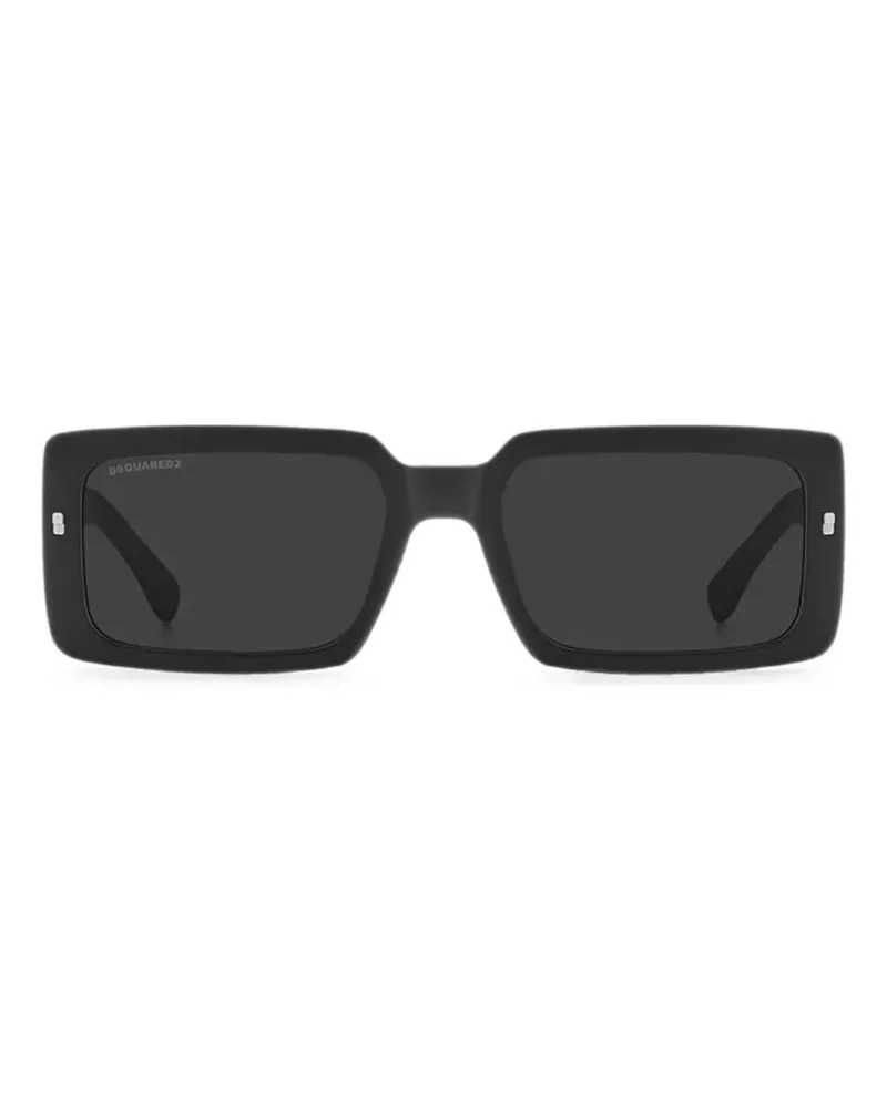 Dsquared2 Icon rectangle-frame sunglasses - Schwarz Schwarz