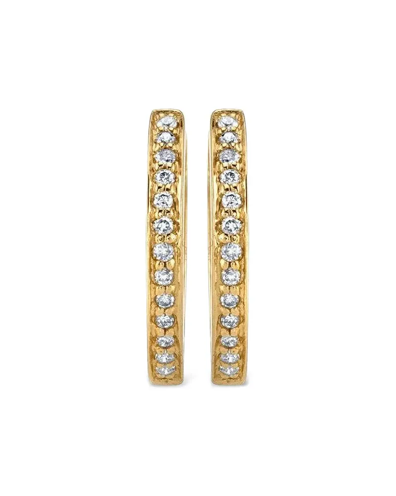 Sydney Evan Creolen mit Diamanten - Gold Gold