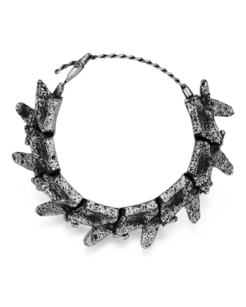 Diesel silver-tone components bracelet - Silber Silber