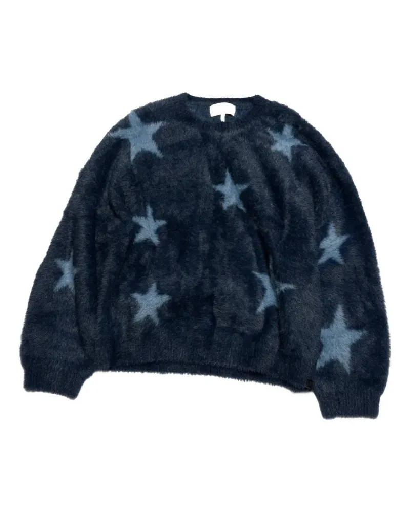 One Teaspoon Pullover mit Sternmotiv - Blau Blau