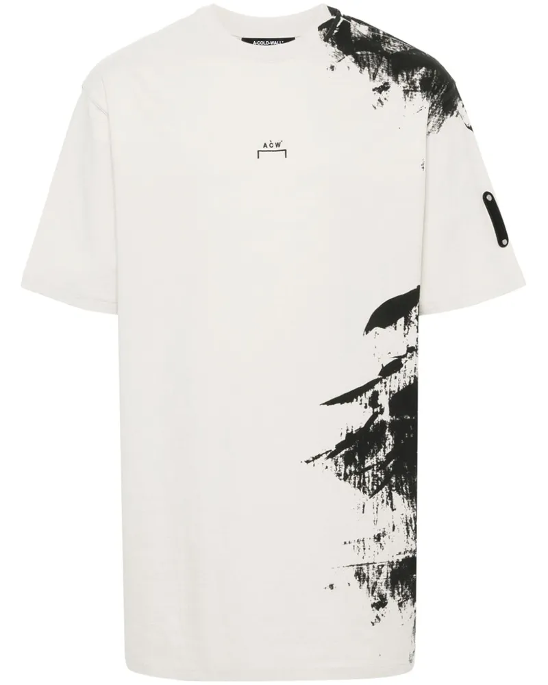 ACW* Brushstroke T-Shirt - Grau Grau