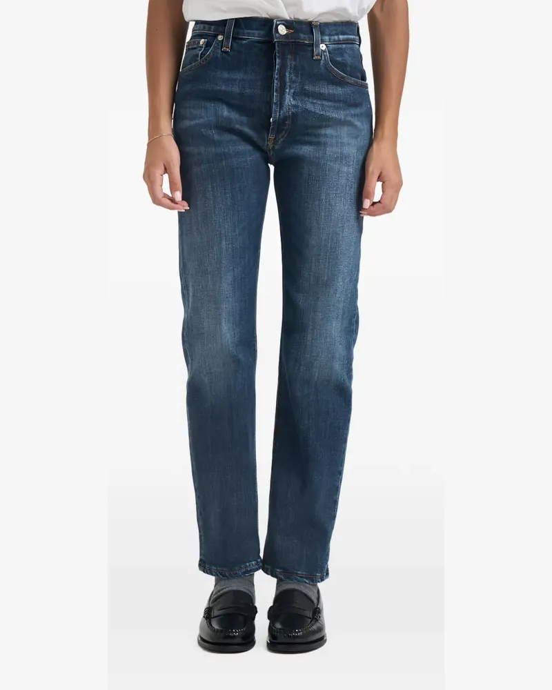 Dondup Donna Bessie faded straight-leg jeans - Blau Blau