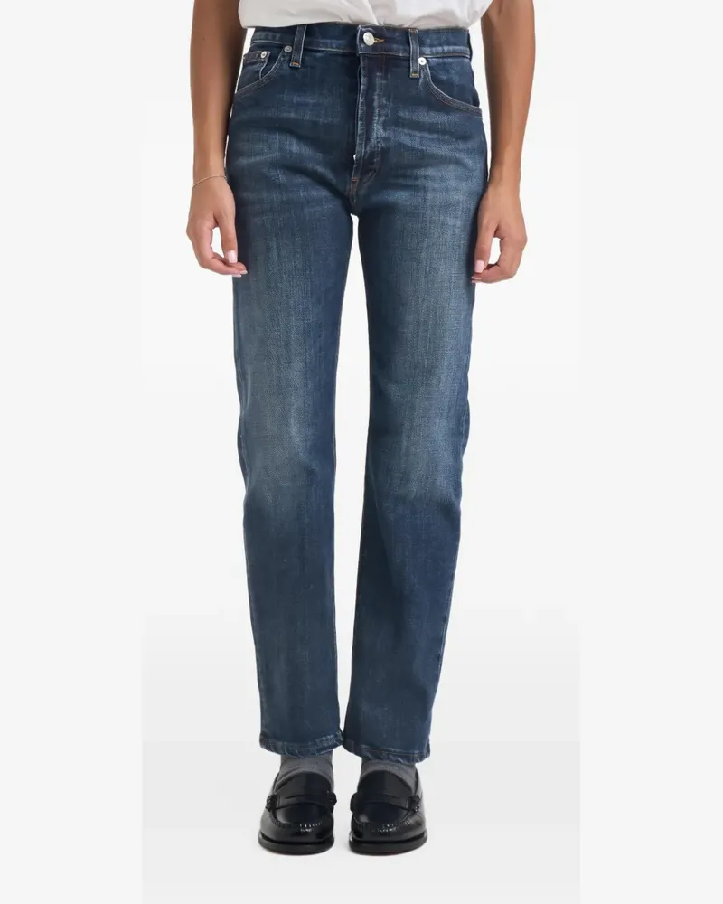 Dondup Donna Bessie faded straight-leg jeans - Blau Blau