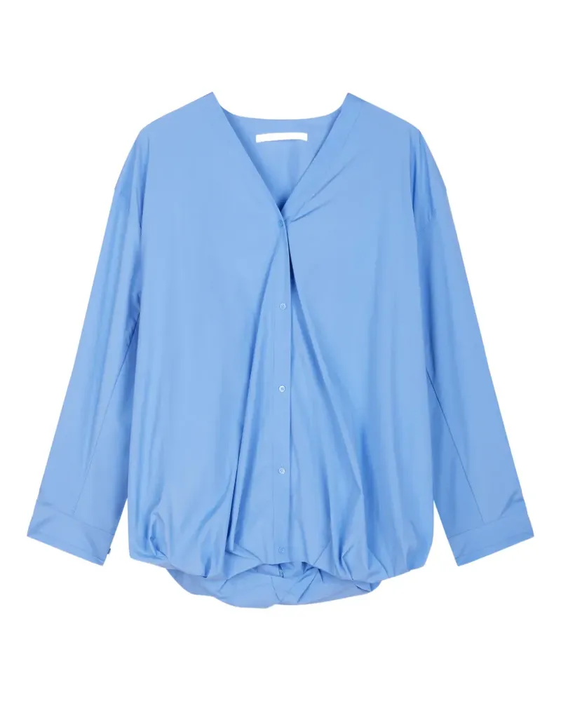 JNBY Bluse mit V-Ausschnitt - Blau Blau