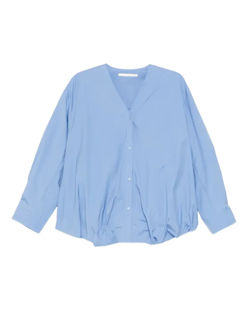 JNBY Bluse mit V-Ausschnitt - Blau Blau