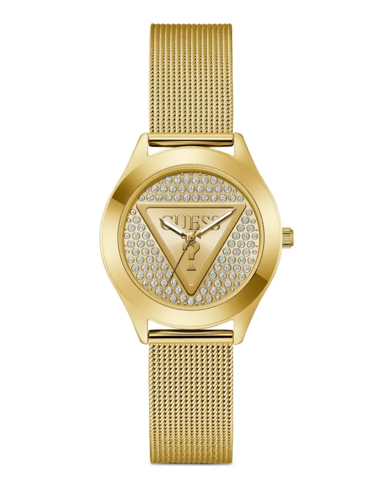 Guess Glitz Plaque Armbanduhr 36mm - Gold Gold