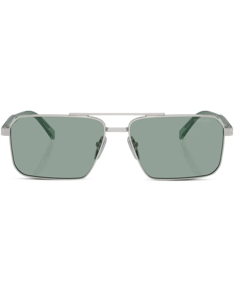 Prada Prada PR A57S Pilotenbrille - Silber Silber