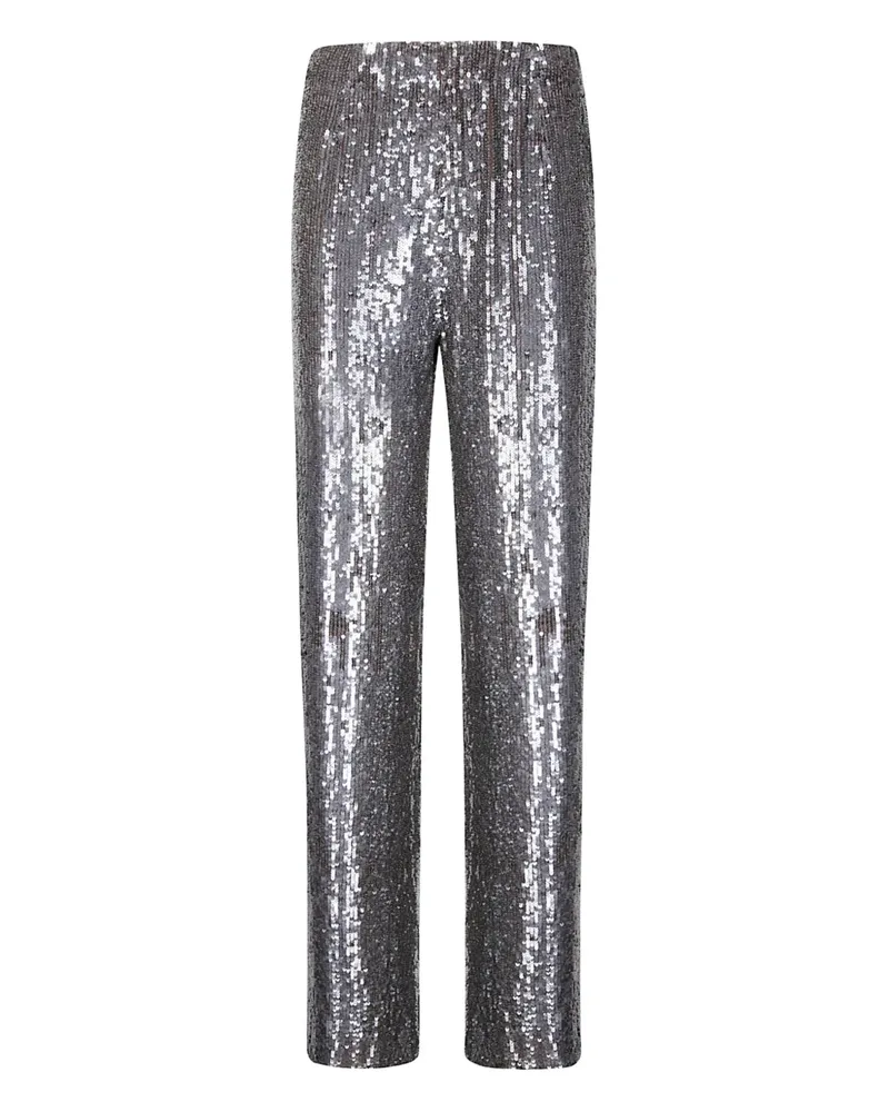 P.A.R.O.S.H. P.A.R.O H. sequin-embellished trousers - Silber Silber