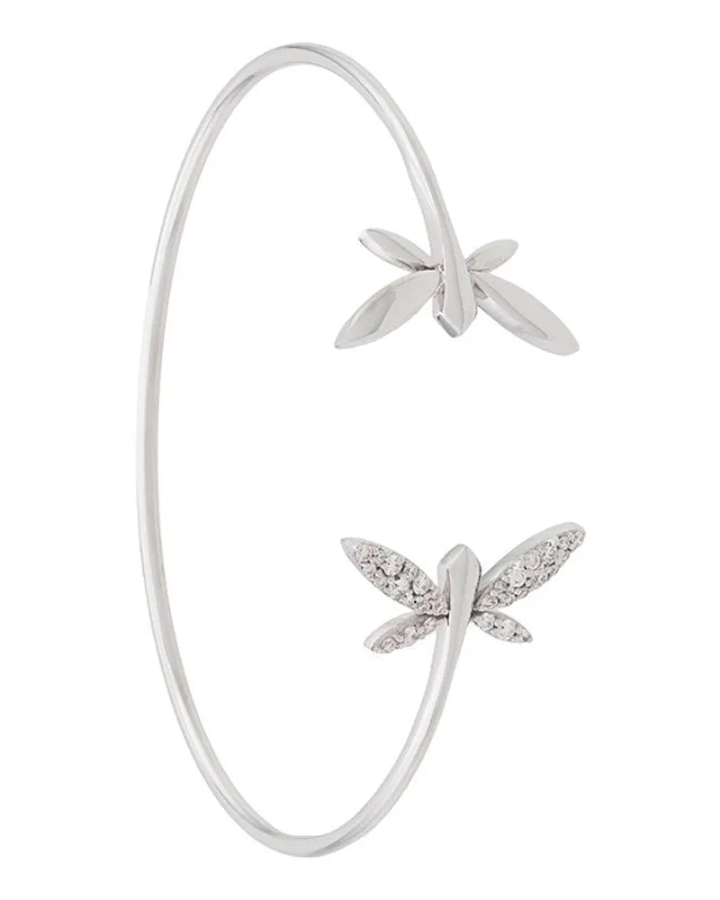 ANAPSARA 18kt Weißgoldarmspange mit Diamanten Silber