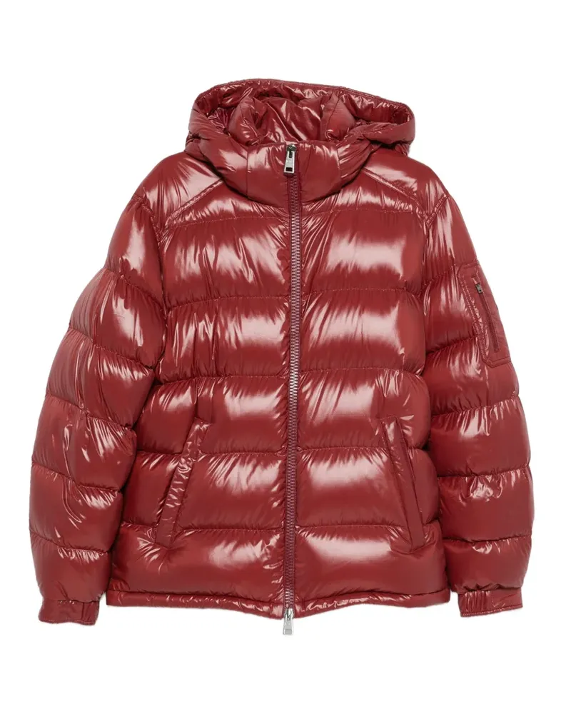Herno Gesteppte Kapuzenjacke - Rot Rot