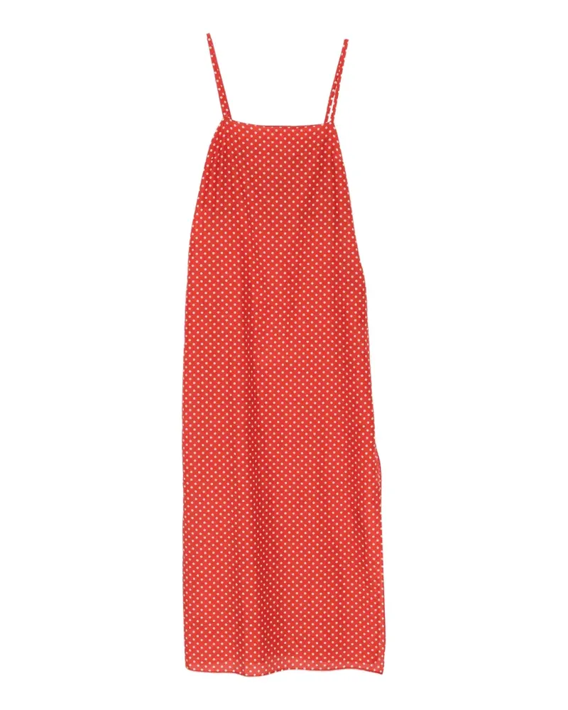 Matteau polka dot midi dress - Rot Rot