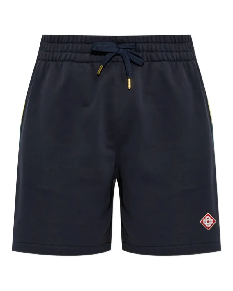 Casablanca Paris Joggingshorts mit Streifen - Blau Blau