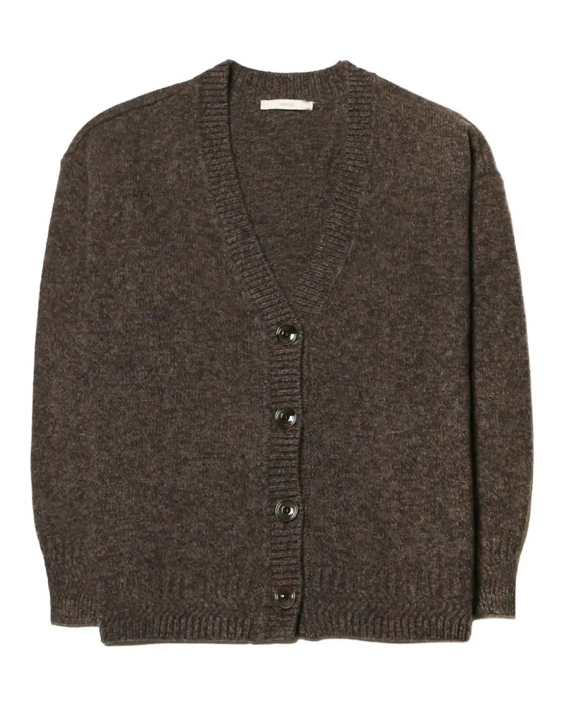 Sessùn Sweet Monroe Cardigan mit V-Ausschnitt - Braun Braun