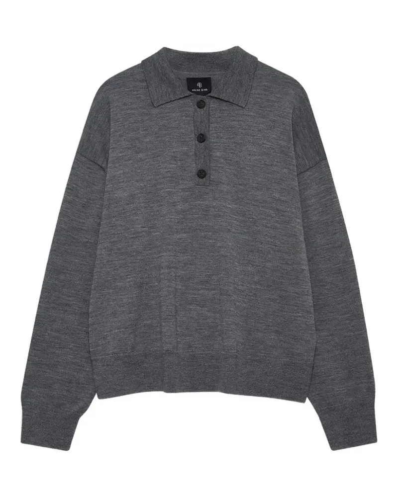 Anine Bing Lee Poloshirt - Grau Grau
