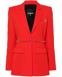 Patrizia Pepe Essentielle Jacke mit Reißverschluss Rot