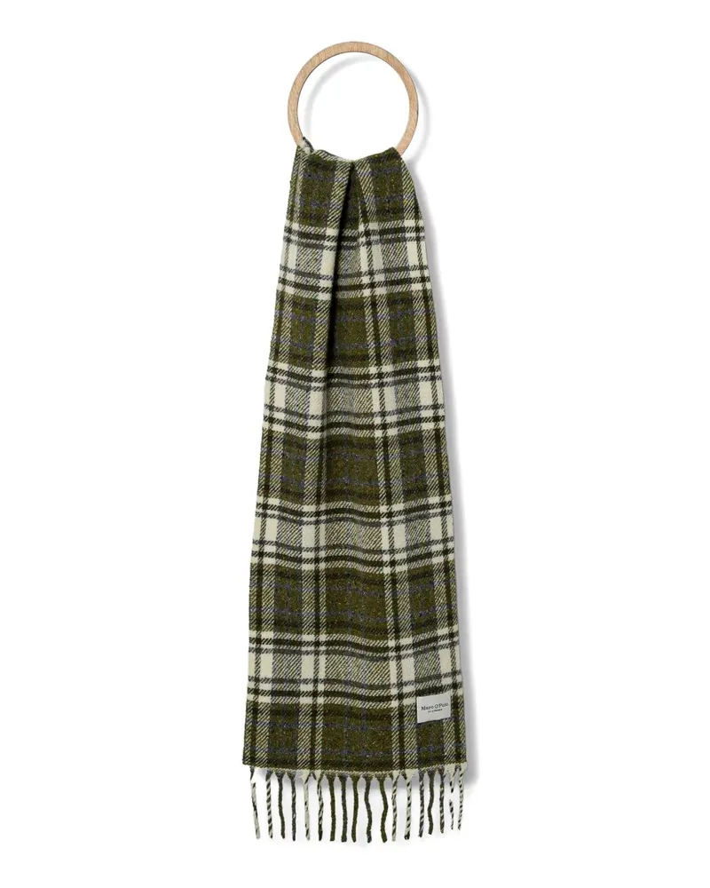 Marc O'Polo checked scarf - Grün Grün