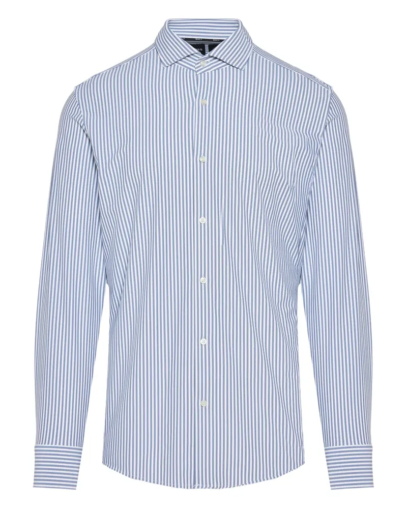 HUGO BOSS Gestreiftes Hemd - Blau Blau