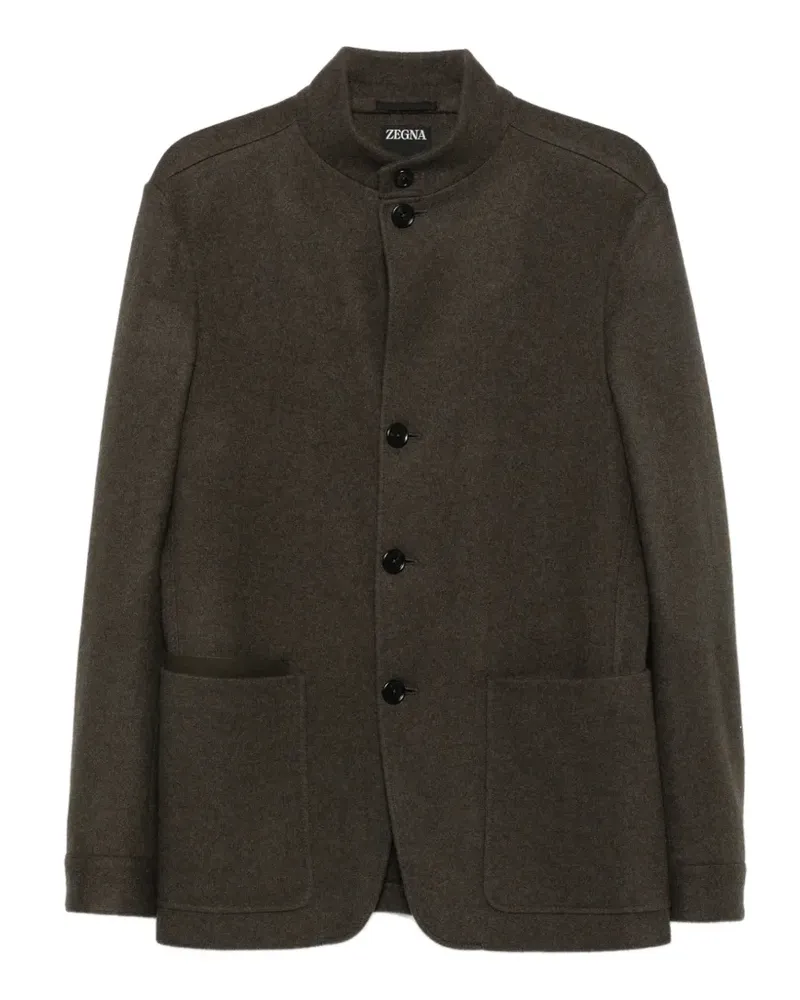 Ermenegildo Zegna Il Conte Jacke mit Stehkragen - Grün Grün